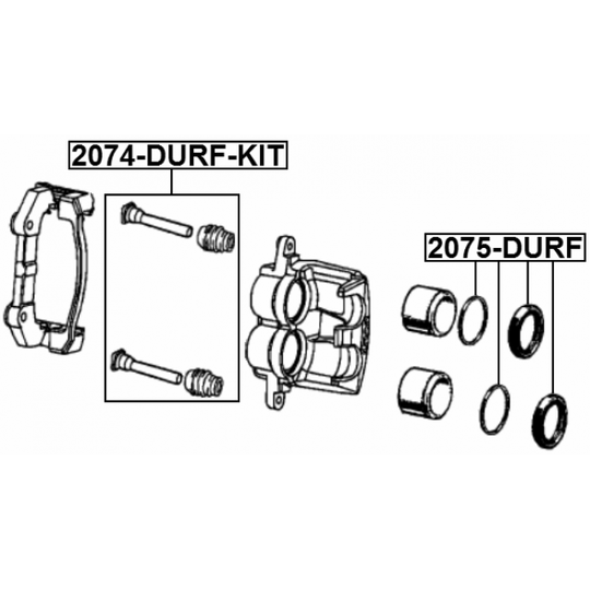 2074-DURF-KIT - Styrtapp, bromsok 