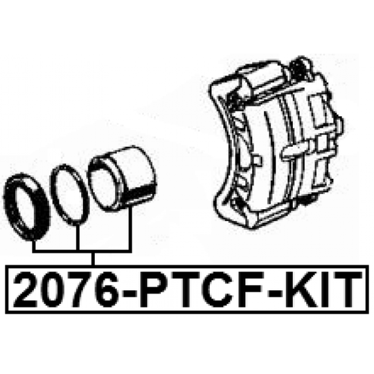 2076-PTCF-KIT - Kolv, bromsok 