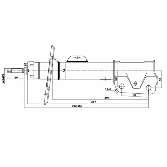 21110-004FR - Stötdämpare 