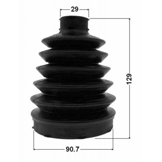 2117P-CA218 - Bellow, drive shaft 