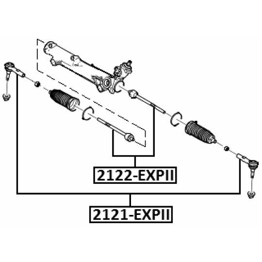 2121-EXPII - Tie Rod End 