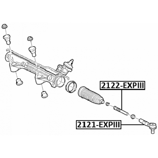 2121-EXPIII - Tie Rod End 