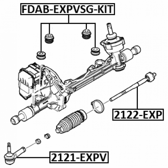 2121-EXPV - Tie Rod End 