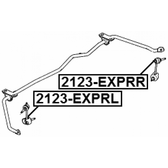 2123-EXPRR - Rod/Strut, stabiliser 