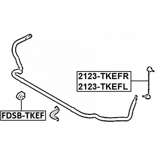 2123-TKEFL - Rod/Strut, stabiliser 