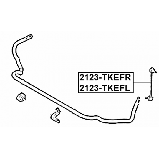 2123-TKEFR - Länk, krängningshämmare 