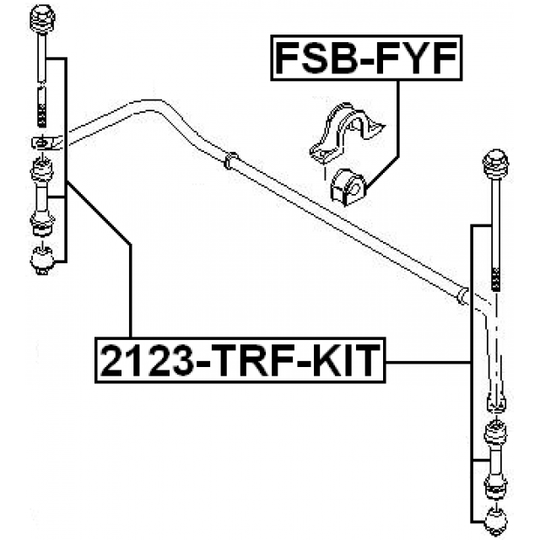 2123-TRF-KIT - Rod/Strut, stabiliser 