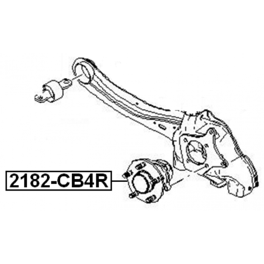 2182-CB4R - Wheel Hub 