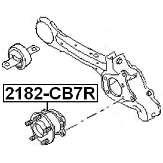 2182-CB7R - Wheel Hub 