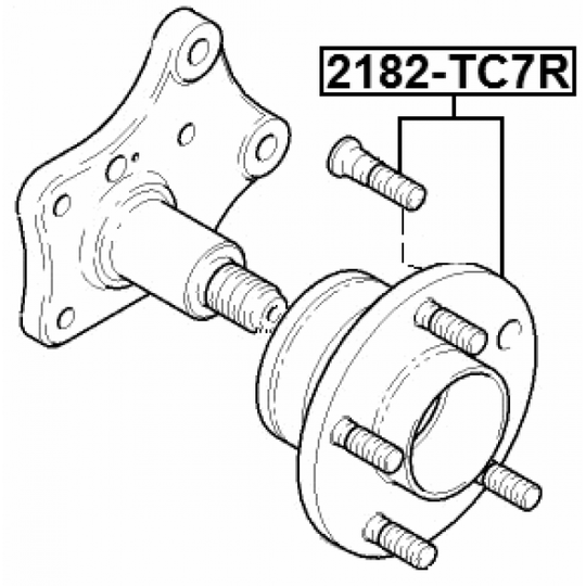 2182-TC7R - Wheel Hub 