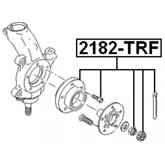 2182-TRF - Wheel Hub 
