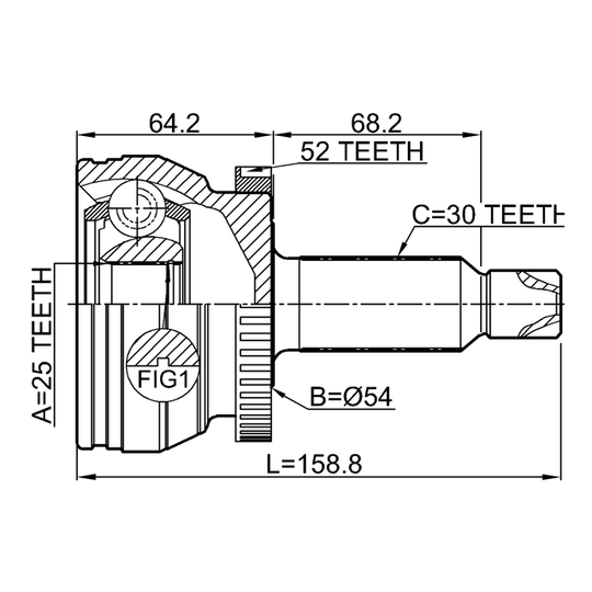 2210-XM12A52 - Nivelsarja, vetoakseli 