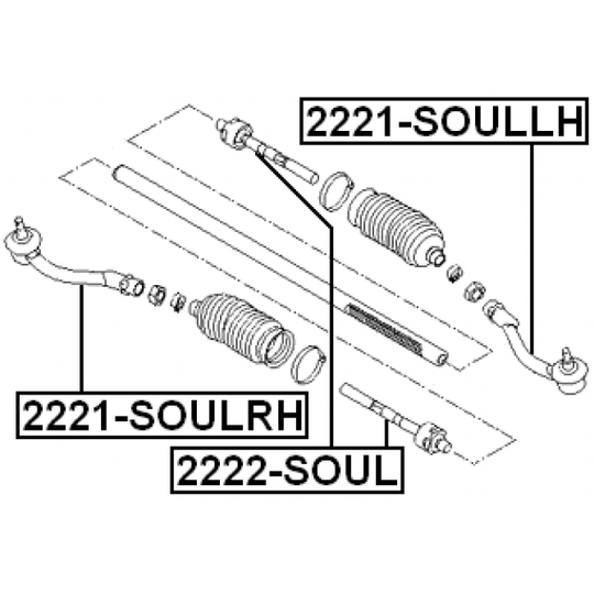 2221-SOULRH - Raidetangon pää 