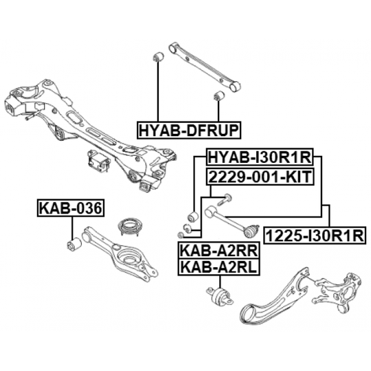 2229-001-KIT - Inställningsskruv, camber 