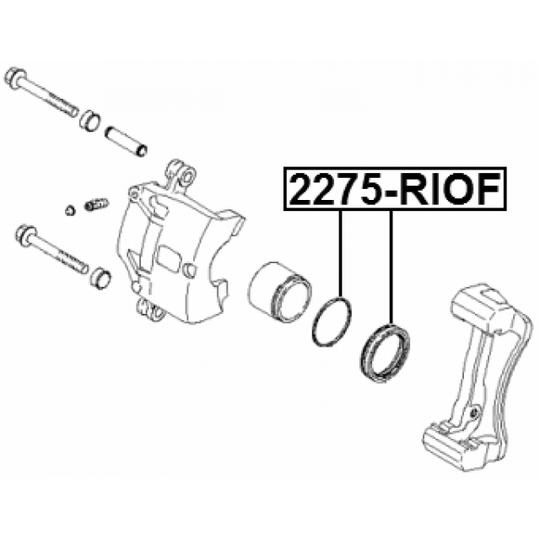 2275-RIOF - Repair Kit, brake caliper 