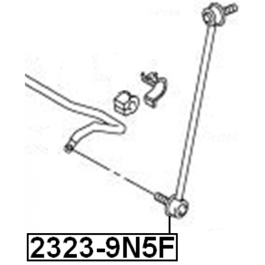 2323-9N5F - Rod/Strut, stabiliser 