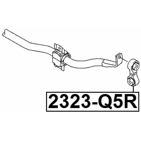 2323-Q5R - Rod/Strut, stabiliser 