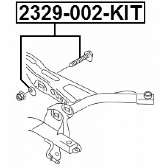 2329-002-KIT - Camber Correction Screw 