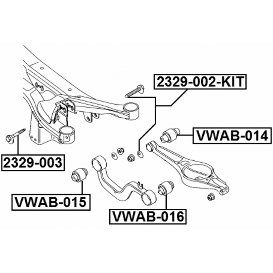 2329-003 - Camber Correction Screw 