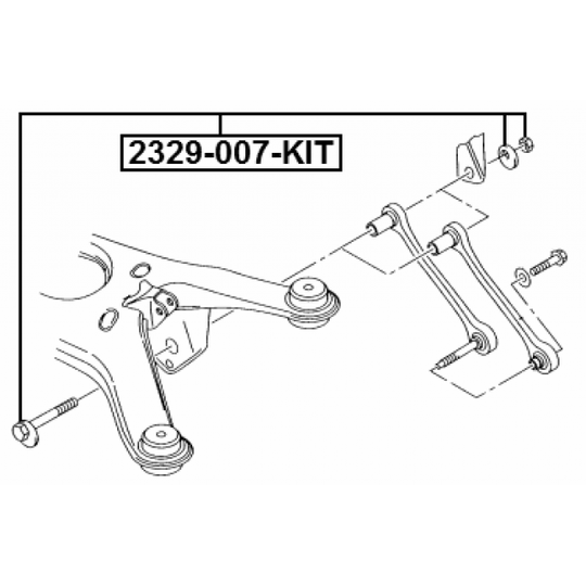 2329-007-KIT - Inställningsskruv, camber 