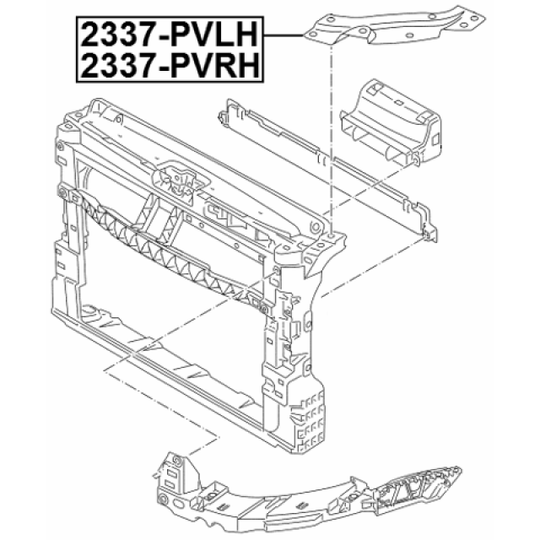 2337-PVLH - Fäste, karosseri 