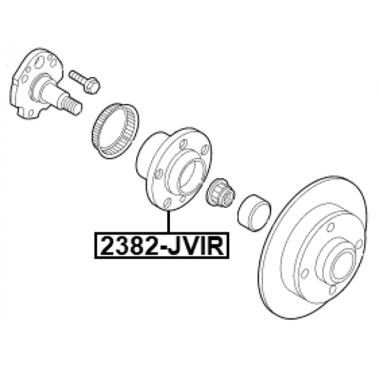 2382-JVIR - Wheel Hub 