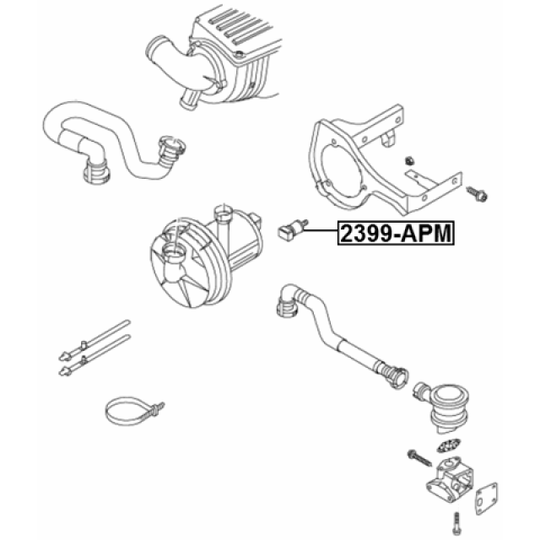 2399-APM - Mounting, air compressor 