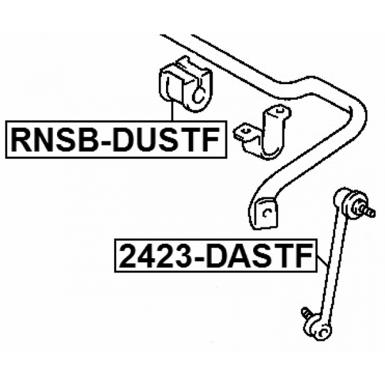 2423-DASTF - Rod/Strut, stabiliser 