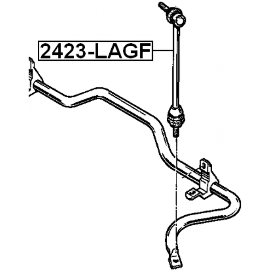 2423-LAGF - Tanko, kallistuksenvaimennin 