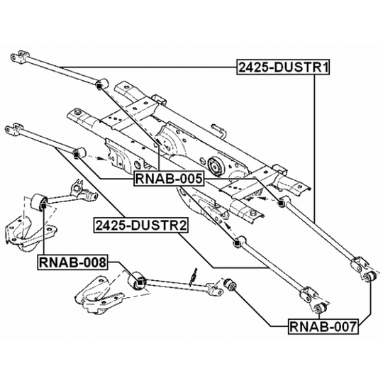 2425-DUSTR1 - Track Control Arm 