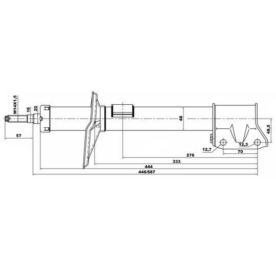 24661261R - Shock Absorber 