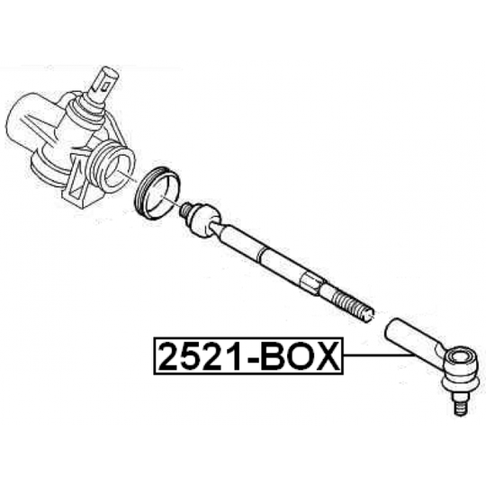 2521-BOX - Tie Rod End 