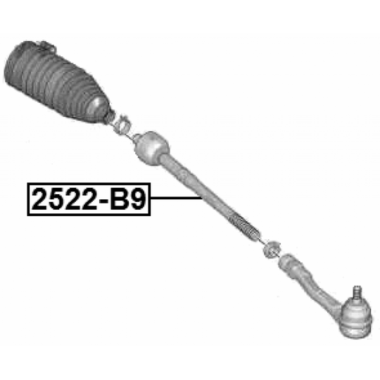 2522-B9 - Tie Rod Axle Joint 