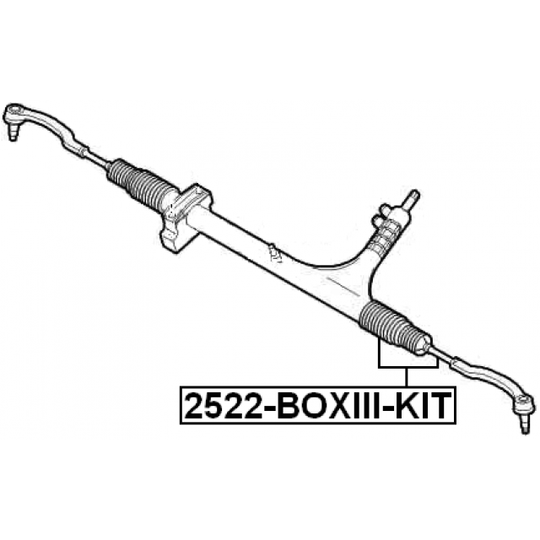 2522-BOXIII-KIT - Tie Rod Axle Joint 