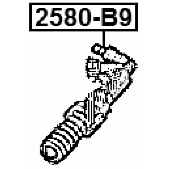 2580-B9 - Slave Cylinder, clutch 