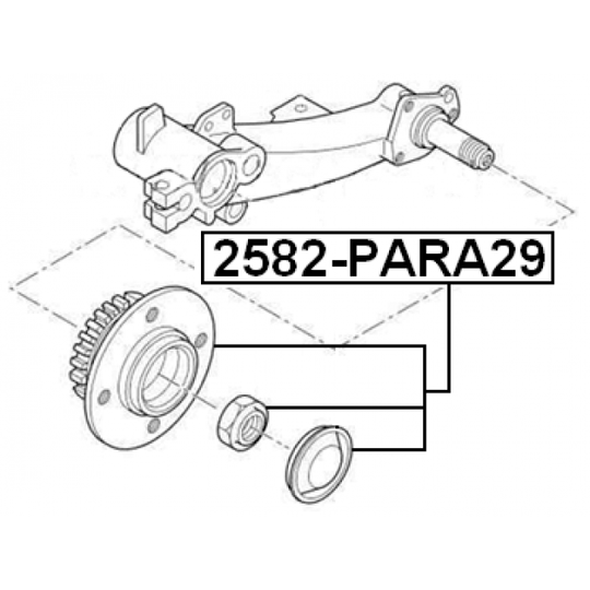 2582-PARA29 - Wheel Hub 