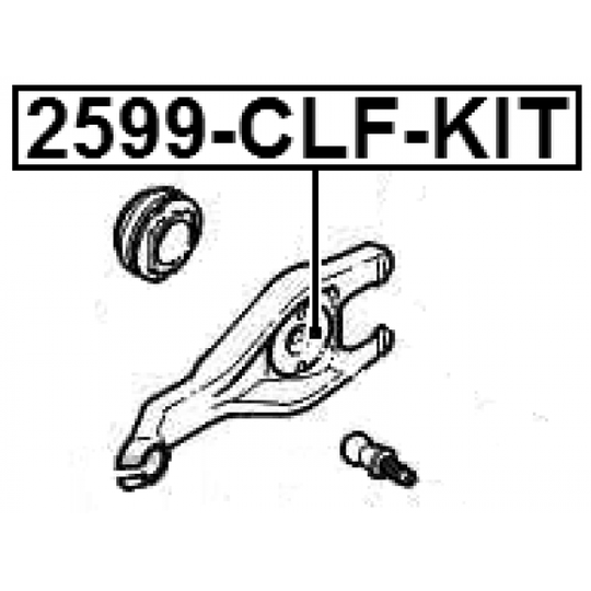 2599-CLF-KIT - Repair Kit, clutch slave cylinder 