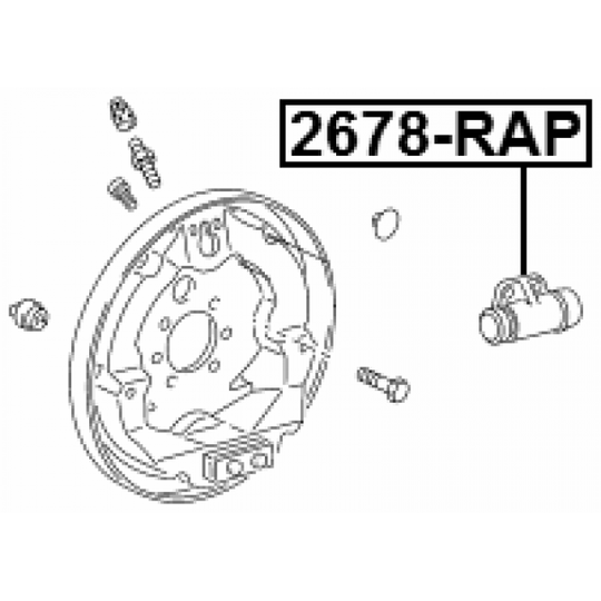 2678-RAP - Wheel Brake Cylinder 