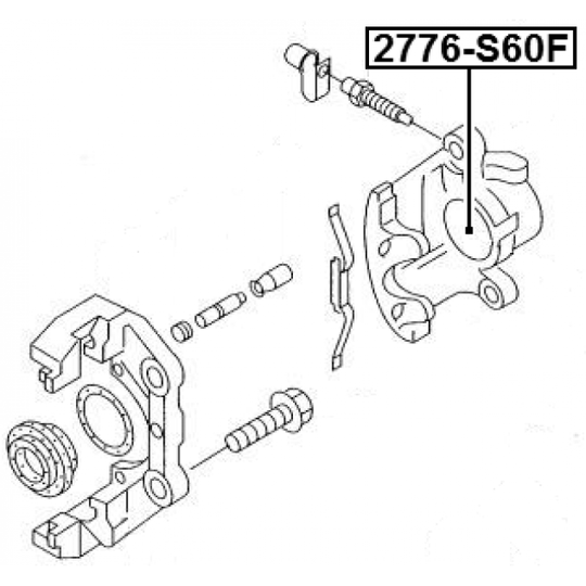 2776-S60F - Kolv, bromsok 