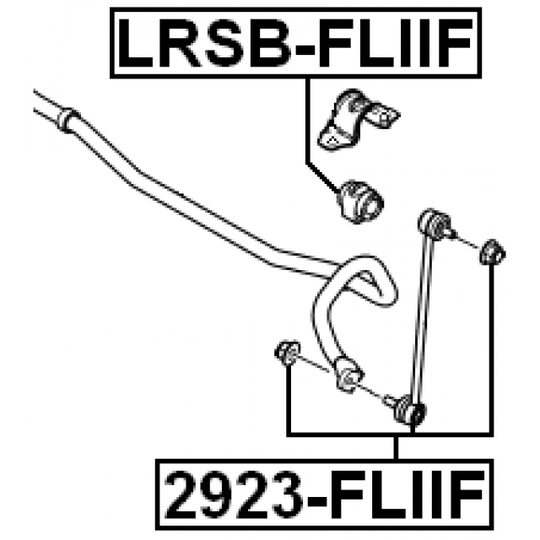 2923-FLIIF - Rod/Strut, stabiliser 