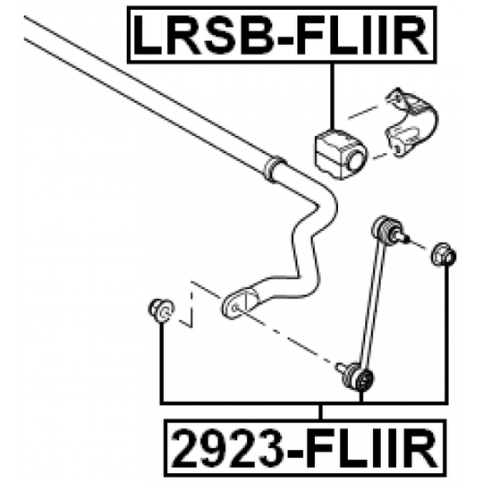 2923-FLIIR - Rod/Strut, stabiliser 