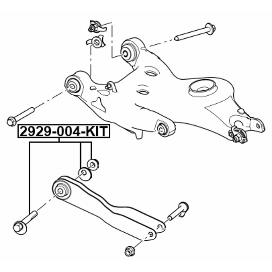 2929-004-KIT - Kallistumansäätöruuvi 