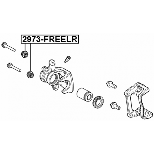 2973-FREELR - Kaitsekumm, pidurisadul 