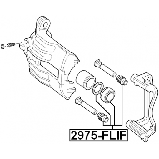 2975-FLIF - Repair Kit, brake caliper 