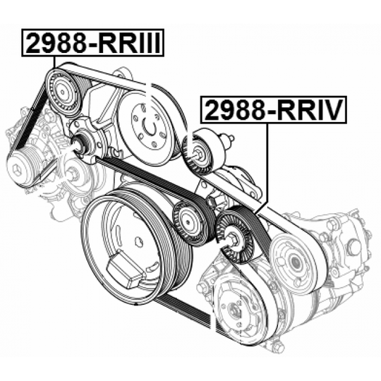 2988-RRIII - Seade / juhtrull, soonrihm 