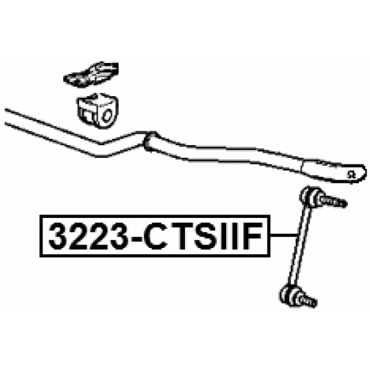 3223-CTSIIF - Rod/Strut, stabiliser 