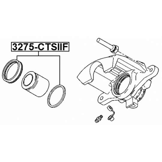 3275-CTSIIF - Repair Kit, brake caliper 