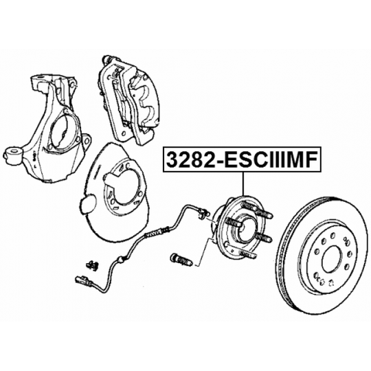 3282-ESCIIIMF - Wheel Hub 