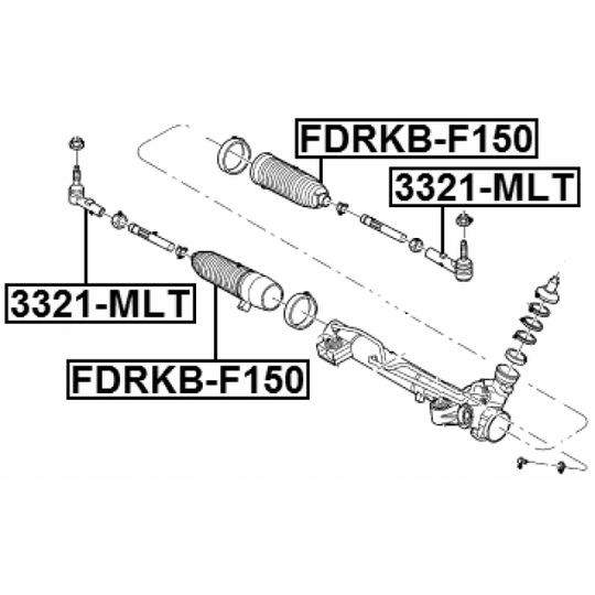 3321-MLT - Tie Rod End 