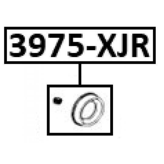3975-XJR - Reparationssats, bromsok 